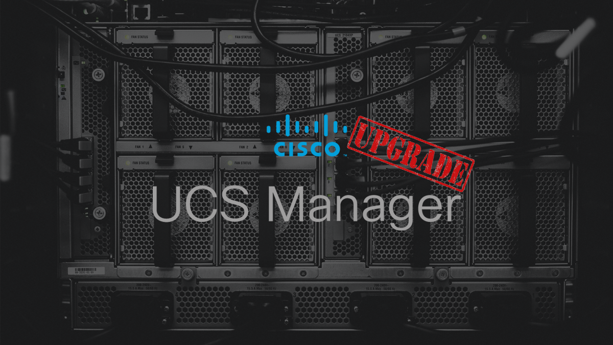 Cisco UCS Upgrade with Firmware Auto Install