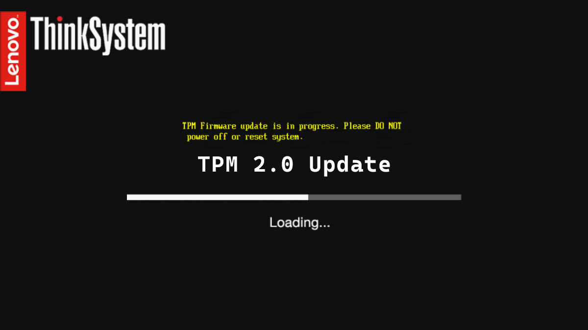 Lenovo Update TPM 1.2 to 2.0