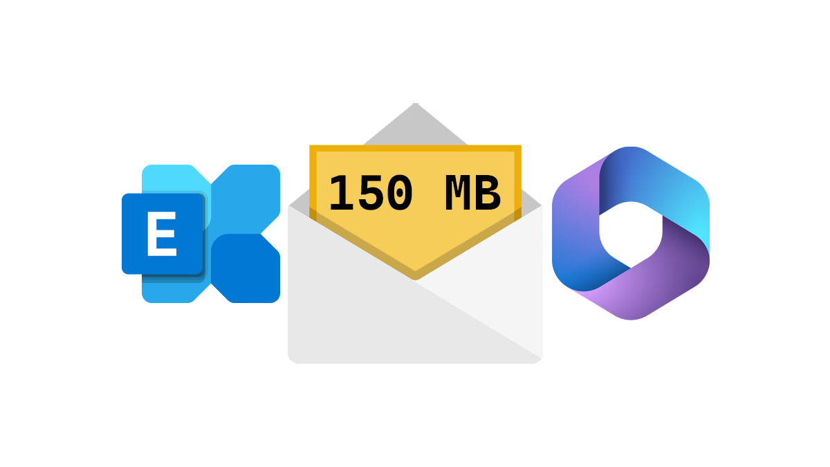 Microsoft 365 Exchange Online 150 MB Message Size - theDXT
