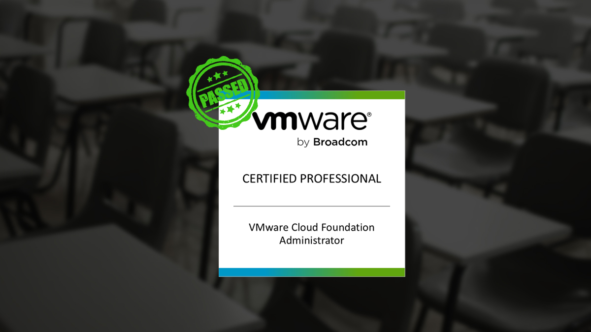 Passing VCP-VCF Admin Exam
