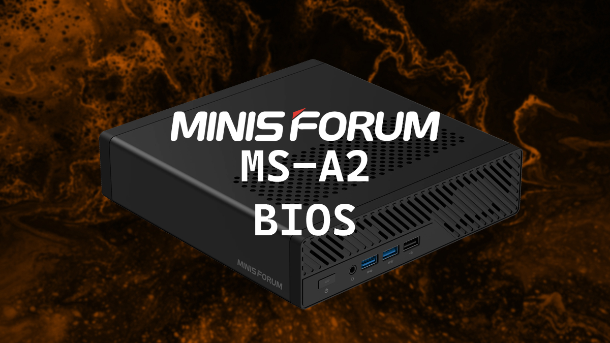 Minisforum MS-A2 BIOS Options