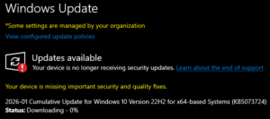 Enable Windows 10 Extended Security Updates - theDXT