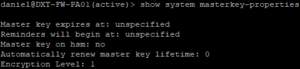 Palo Alto Configure Master Key with HA (Active/Passive) - theDXT